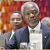 Kofi Annan addresses high-level meeting