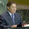 Fradique Bandeira Melo de Menezes, President of Sao Tome and Principe, addressing the General Assembly.