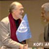 Kofi Annan (right) and Prof. Seyyed Hossein Nasr