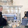 Rudd Lubbers (L) and President Hamid Karzai