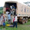 Refugees in Uganda moving to Kyaka II settlement