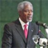 Annan addresses opening of summit,  Abuja