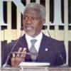 Kofi Annan addresses summit