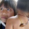 Displaced indigenous children in Colombia