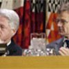 Former US President Clinton (L) and OCHA's Jan Egeland
