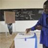A Burundian man from Mabanda, casts his ballot