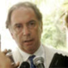 Juan Gabriel Valdés speaks to reporters
