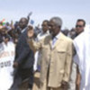 Kofi Annan with Niger's President Mamadou Tandja