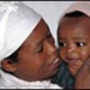 A young Ethiopian mother and child