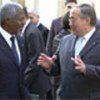Annan with President Schmid of Switzerland