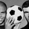 Soccer stars Ronaldo and Zidane