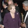 Annan with Madeleine Albright (file photo)
