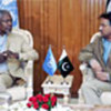 Annan with President Musharraf in Islamabad