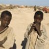 Children at a relief camp near Wajid, Somalia