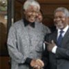 Annan with former President Nelson Mandela