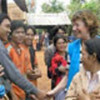 Erika Feller meets with villagers of Montagnard