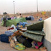 Site on Iraq-Jordan border near where many stranded