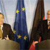 Guterres (l) and German Foreign Minister Steinmeier