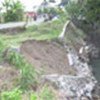 Quake-damaged canal structure