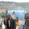 A group of IDPs near the border with Uganda