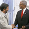 Kofi Annan and President Mahmoud Ahmadinejad