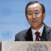 Ban Ki-moon at press conference
