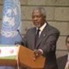 Annan addresses climate change conference