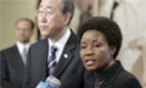 Deputy Secretary-General Migiro addresses media