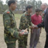 Martin at Maoist army 7th cantonment site in Kailali