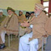 Afghans air concerns in  meeting at Katchagari camp