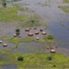 Flooded area in Zambia