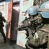 UN peacekeepers conduct one of their operations