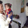 Children in paediatric ward at Yonsan County Hospital