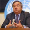António Guterres addresses journalists