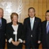 Ban Ki-moon (2nd right) with Climate Change envoys