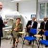 Werner Burkart inaugurates gamma camera lab