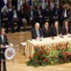Ban Ki-moon addressing OAS opening session