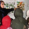 Teaching children about dangers of landmines, UXOs