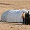 Palestinian refugees stranded at Al Waleed camp