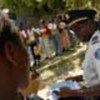 Haitian women applying to join national Police Academy