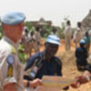Kai Vittrup (left) and UN Police Officers in Darfur