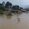 Flooded village in Rwanda