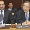 Ban Ki-moon (R) and Prime Minister Nouri Al-Maliki