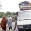 Displaced Somalis seeking shelter in Afgooye