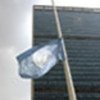 UN flag at half staff