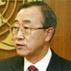 Le Secrétaire général de l'ONU, Ban Ki-moon.