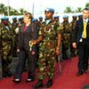 Ellen Margrethe Løj, new Special Representative for the Secretary-General, arrives in Liberia