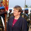 La Représentante spéciale de l'ONU au Libéria, Ellen Margrethe Løj.