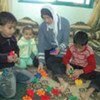 Najwa Sheikh Ahmed and family are Palestinian refugees living in camp Nuseirat