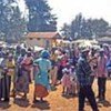 Displaced Kenyans at police station in Tigoni, 30 kilometres from Nairobi